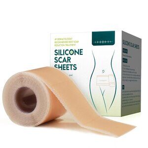 NIB Medical Grade Silicone Scar Sheets Roll (1.6" x 120") Silicone Scar Sheets
